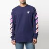 SS21 Arrow Logo Printing Long Sleeves Blue
