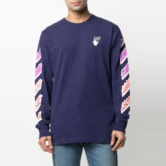 SS21 Arrow Logo Printing Long Sleeves Blue