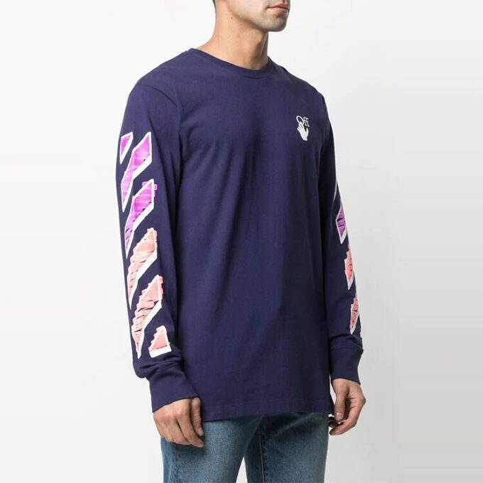 SS21 Arrow Logo Printing Long Sleeves Blue