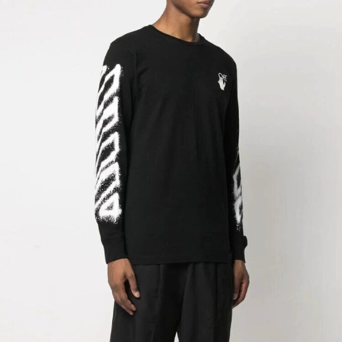 SS21 Arrow Long Sleeves Slim Fit Version Black