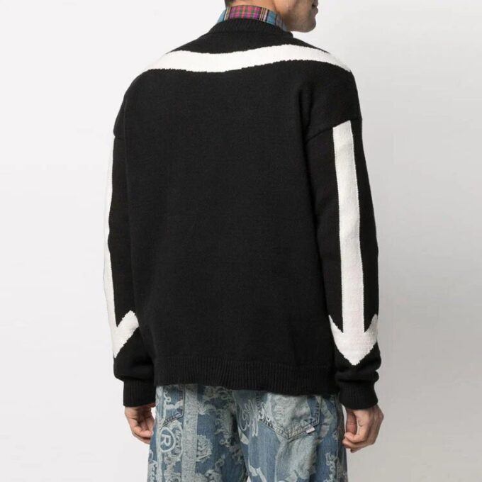 SS21 Arrow Pattern Printing Black