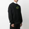 SS21 Arrow Pattern Sports Long Sleeves Loose Fit Black