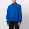 SS21 Arrow Pattern Sports Long Sleeves Loose Fit Blue