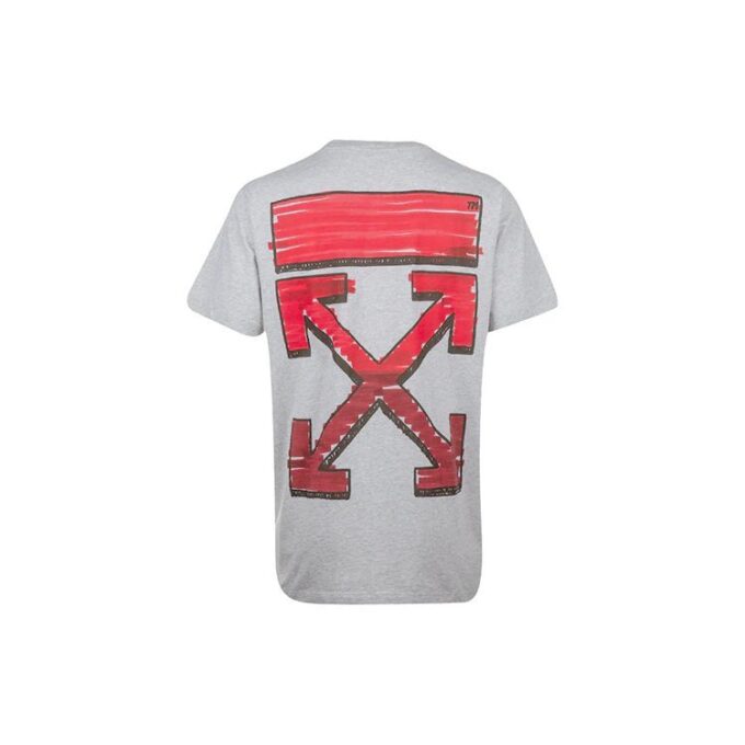 SS21 Arrow Short Sleeve Round Neck Version Gray