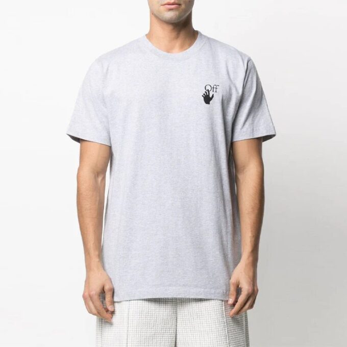 SS21 Arrow Short Sleeve Round Neck Version Gray