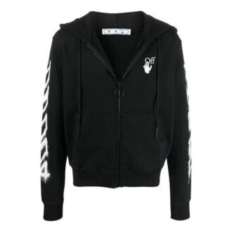 SS21 Arrows Pattern Loose Fit Black