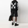 SS21 Arrows Pattern Loose Fit Black