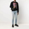 SS21 Arrows Pattern Printing Round Neck Long Sleeves Version Black
