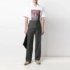 SS21 Arrows Pattern Printing Short Sleeve Shirt Version White