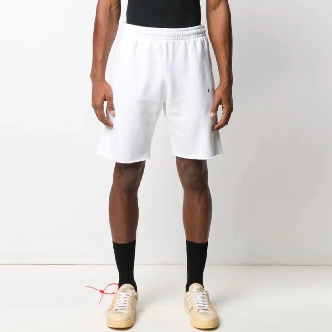 SS21 Arrows Pattern Printing Sports Shorts Version White
