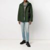 SS21 Arrows Pattern Zipper Hooded Jacket Ordinary Version Green