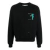 SS21 Arrows Printing Round Neck Long Sleeves Version Black