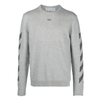 SS21 Arrows Stripe Knit Version Gray