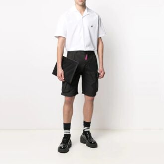 SS21 Back Logo Embroidered Short Sleeve Shirt White