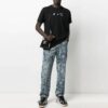 SS21 Back Logo Printing Round Neck Short Sleeve Ordinary Version Black