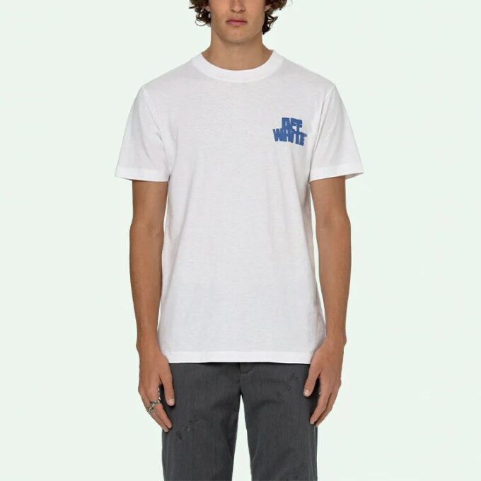 SS21 Back Logo Printing Short Sleeve White