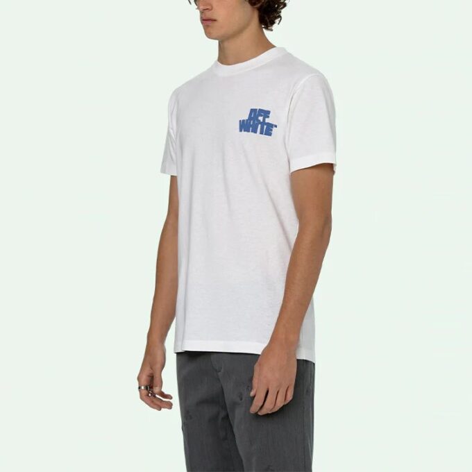 SS21 Back Logo Printing Short Sleeve White