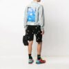 SS21 Back Printing Denim Jacket Blue