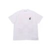 SS21 Back Red Arrow Cotton Short Sleeve Loose Fit White