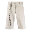 SS21 Belt Logo Knee-Length Shorts Loose Fit Beige