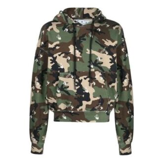 SS21 Camouflage Full Print Printing Loose Fit Green