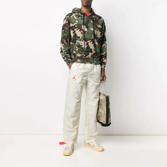 SS21 Camouflage Full Print Printing Loose Fit Green