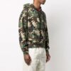SS21 Camouflage Full Print Printing Loose Fit Green
