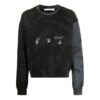 SS21 Camouflage Printing Logo Round Neck Black