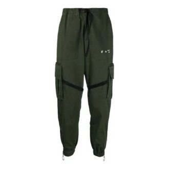SS21 Cargo Casual Long Pants Loose Fit Green
