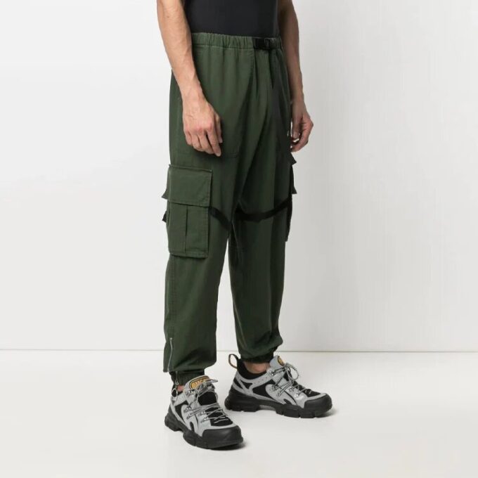 SS21 Cargo Casual Long Pants Loose Fit Green