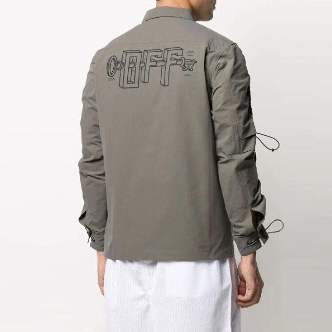 SS21 Cargo Pocket Long Sleeves Shirt Gray
