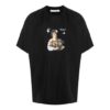 SS21 Cartoon Printing Short Sleeve Loose Fit Black