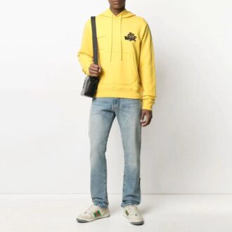 SS21 Casual Alphabet Printing Loose Fit Yellow