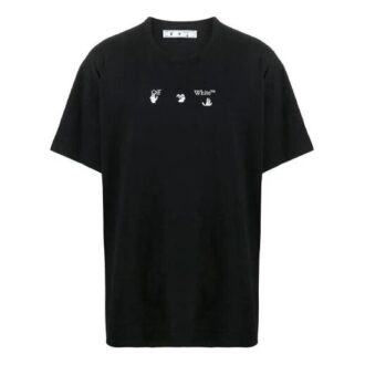 SS21 Casual Alphabet Printing Short Sleeve Loose Fit Black