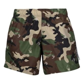 SS21 Casual Camouflage Printing Shorts Version Green