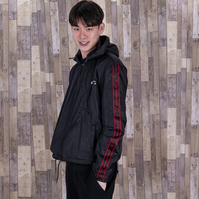 SS21 Casual hooded Zipper Jacket Ordinary Version Black