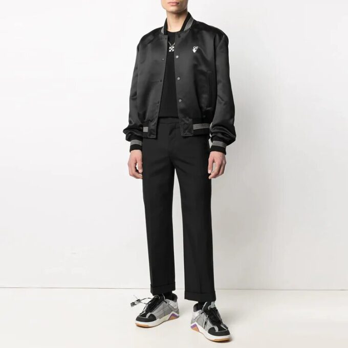 SS21 Casual Logo Printing Jacket Black