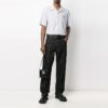 SS21 Casual Stripe Short Sleeve Shirt Version White