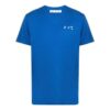 SS21 Chest Logo Printing Round Neck Short Sleeve Ordinary Version Blue