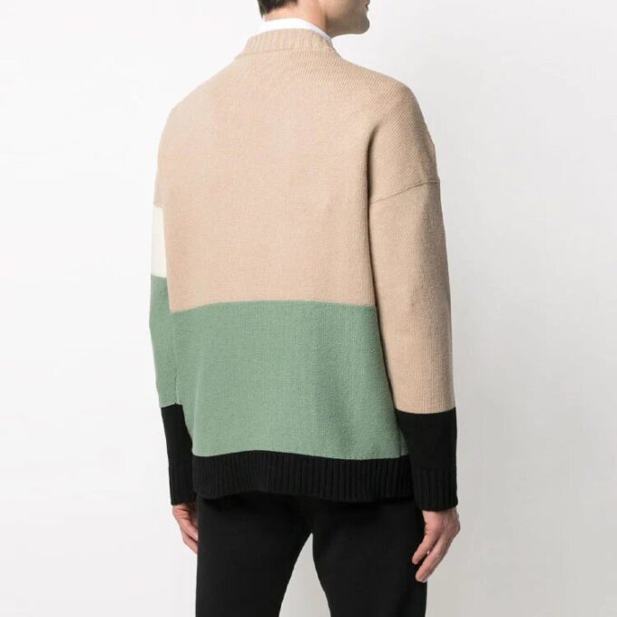 SS21 Colorblock Logo Round Neck Long Sleeves Colorblock