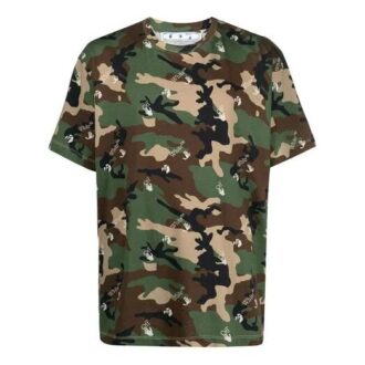 SS21 Cozy Camouflage Pattern Short Sleeve Loose Fit Camouflage