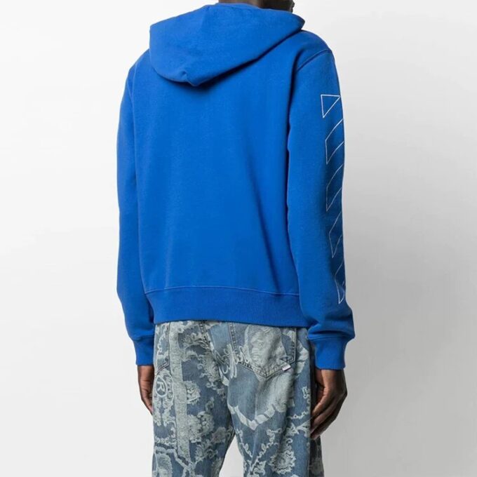 SS21 Diag Logo Printing Loose Fit Blue
