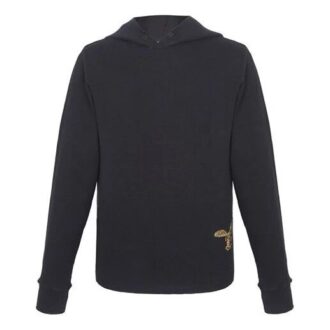 SS21 Embroidered Logo Cotton Ordinary Version Black