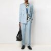 SS21 Flowers Printing Plaid lapel Long Sleeves Shirt Slim Fit Version Black