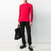 SS21 Geometry Pattern Long Sleeves Slim Fit Version Red