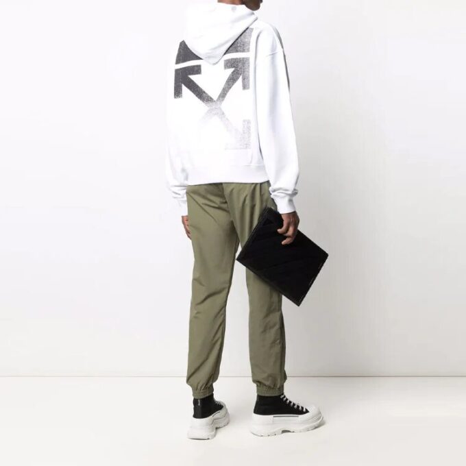 SS21 Gradient Arrow Loose Fit White