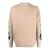 SS21 Gradient Arrow Printing Wool Knitting Brown