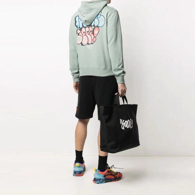 SS21 Graffiti Logo Printing Green