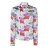 SS21 Graffiti Logo Printing Long Sleeves Shirt