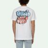 SS21 Graffiti Printing Short Sleeve White